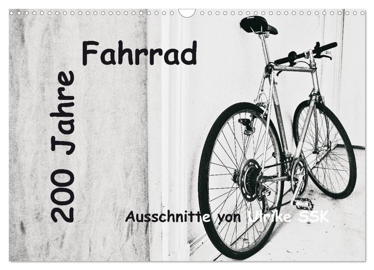 Cover: 9783435469857 | 200 Jahre Fahrrad - Ausschnitte von Ulrike SSK (Wandkalender 2025...