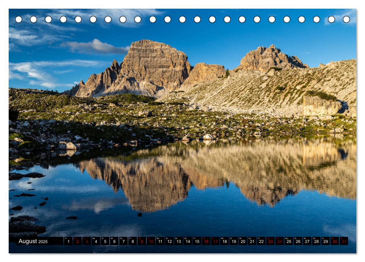 Bild: 9783435292035 | Bergseen in den Dolomiten (Tischkalender 2025 DIN A5 quer),...