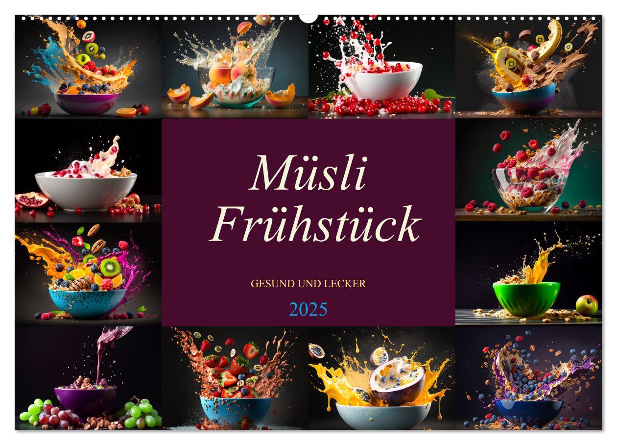 Cover: 9783383905049 | Müsli Frühstück (Wandkalender 2025 DIN A2 quer), CALVENDO...