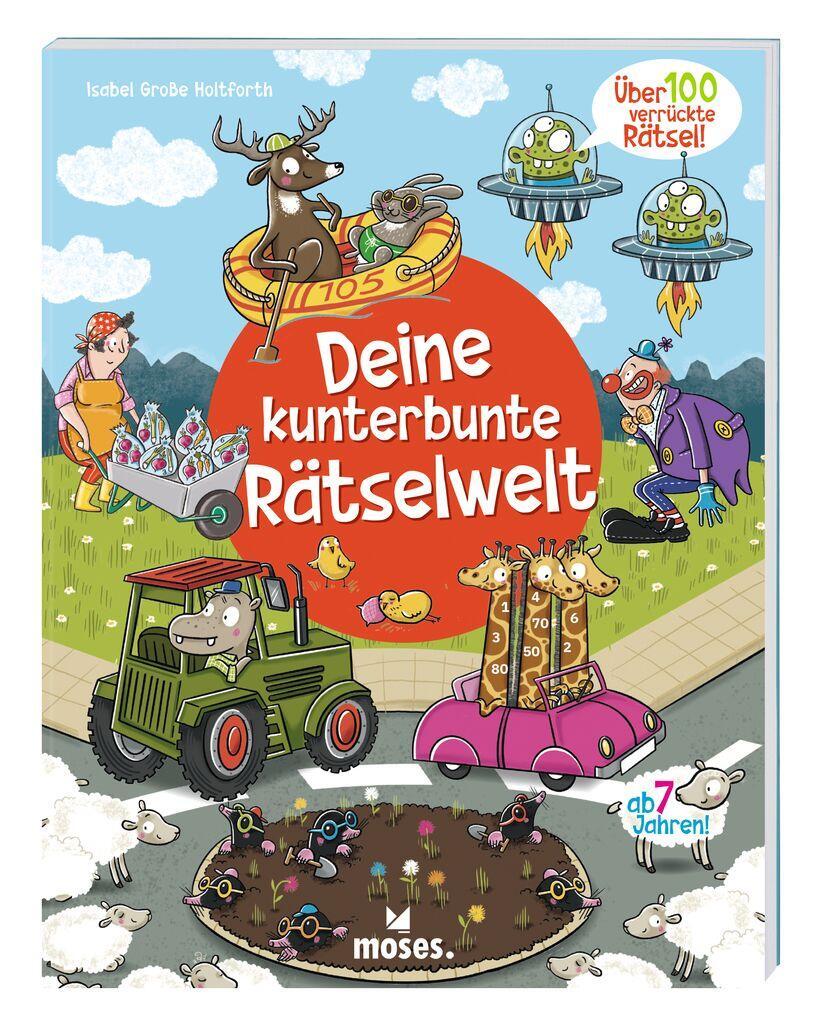 Cover: 9783964553072 | Deine kunterbunte Rätselwelt | Über 100 verrückte Rätsel | Taschenbuch