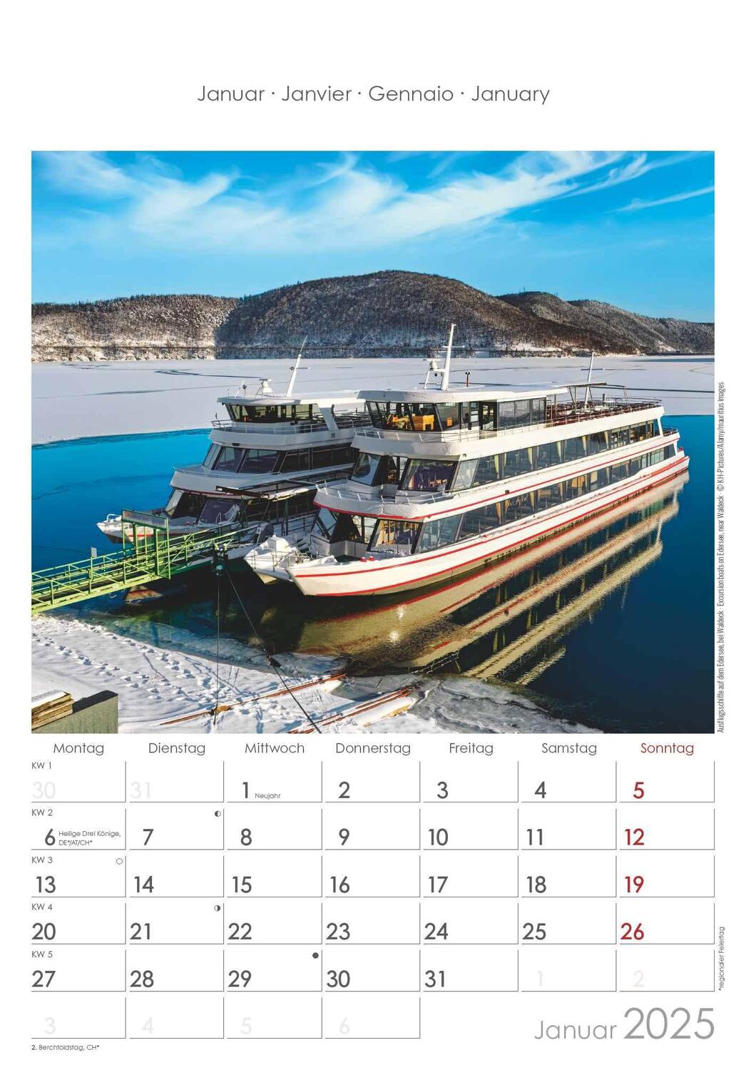 Bild: 4251732343194 | Hessen 2025 - Bild-Kalender 23,7x34 cm - Regional-Kalender -...