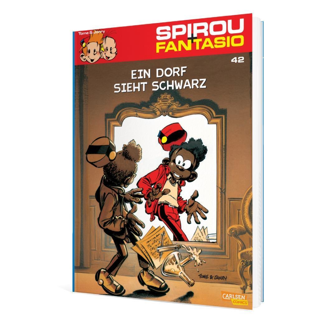 Bild: 9783551772428 | Spirou und Fantasio 42 | Ein Dorf sieht schwarz | Philippe Tome | Buch