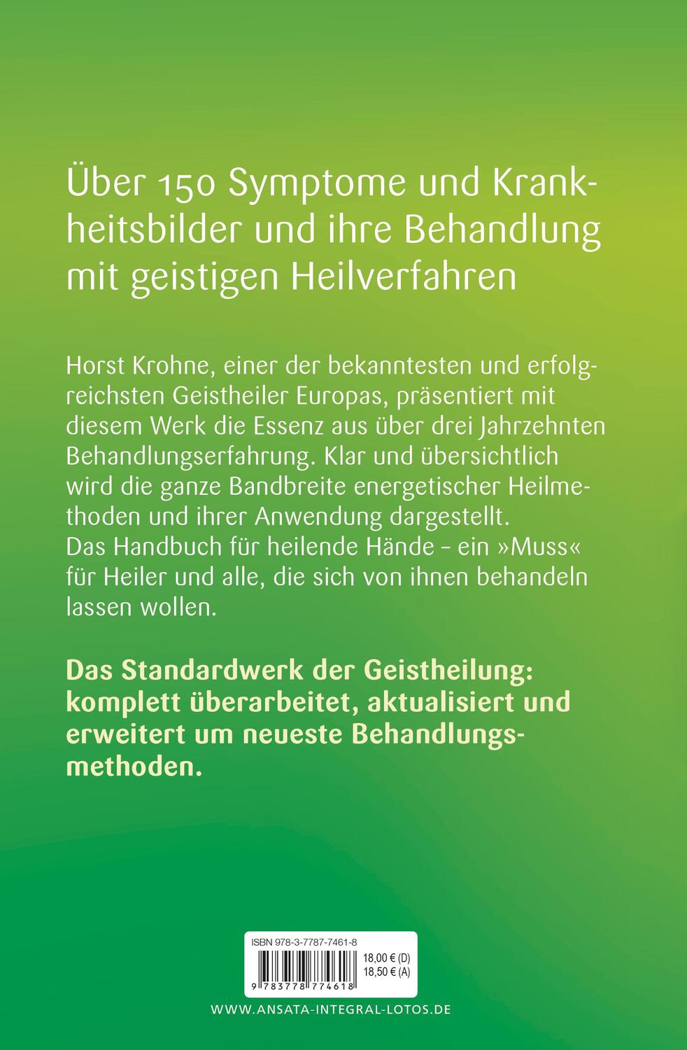 Bild: 9783778774618 | Handbuch für heilende Hände | Das A-Z der Übertragung von Heilenergie