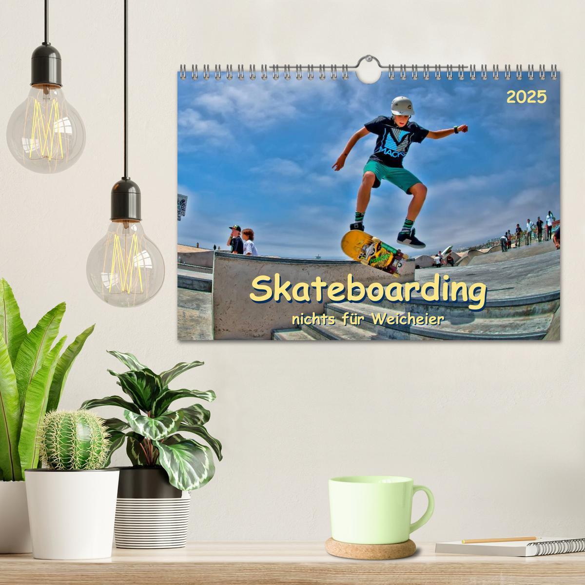 Bild: 9783435580101 | Skateboarding - nichts für Weicheier (Wandkalender 2025 DIN A4...