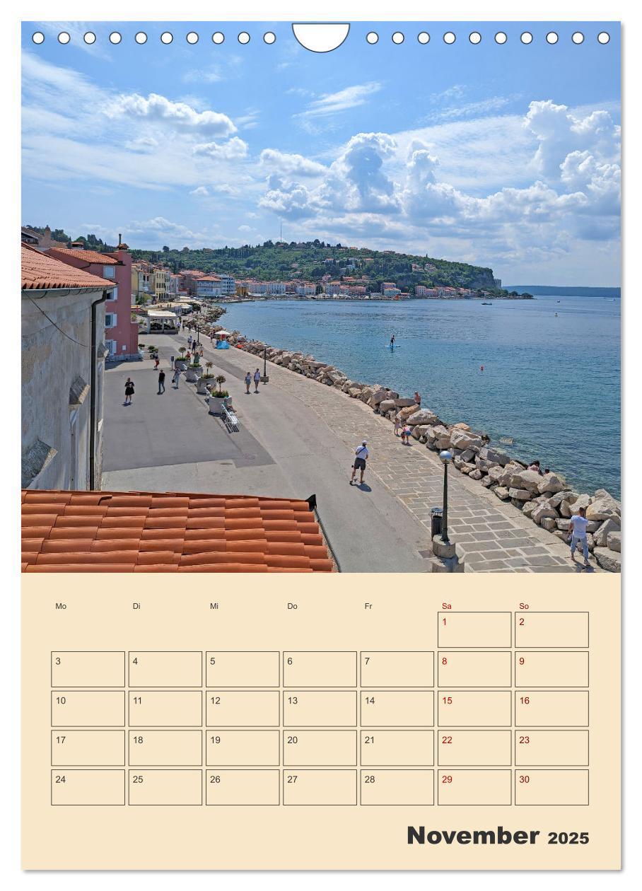 Bild: 9783435863440 | Piran, Sloweniens Perle am Mittelmeer (Wandkalender 2025 DIN A4...