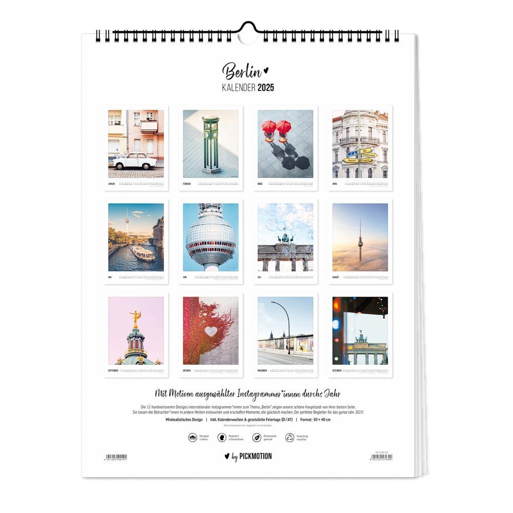 Bild: 4251781179300 | Wandkalender 2025 - Berlin | Pickmotion | Kalender | Deutsch | 2025