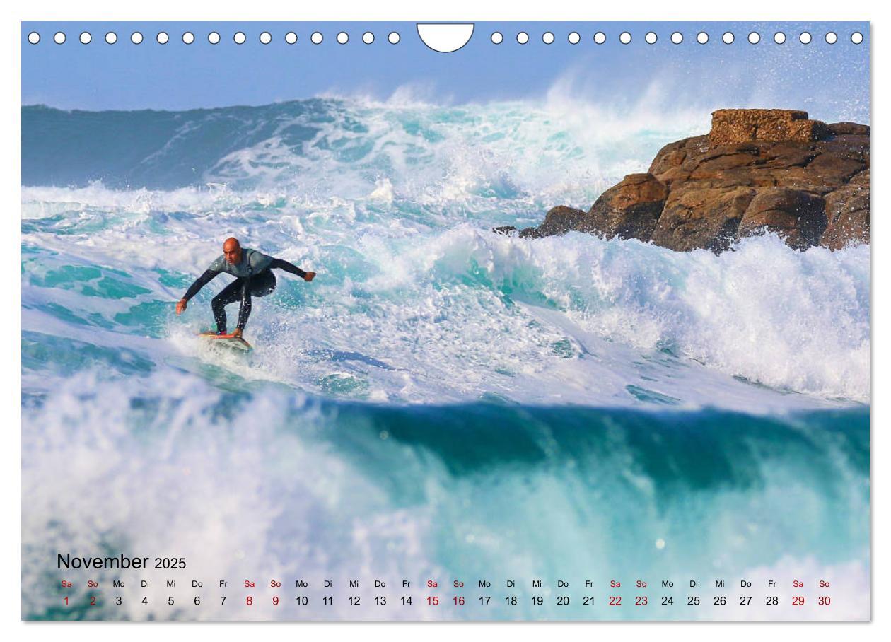 Bild: 9783435329908 | Surfen - die perfekte Welle (Wandkalender 2025 DIN A4 quer),...