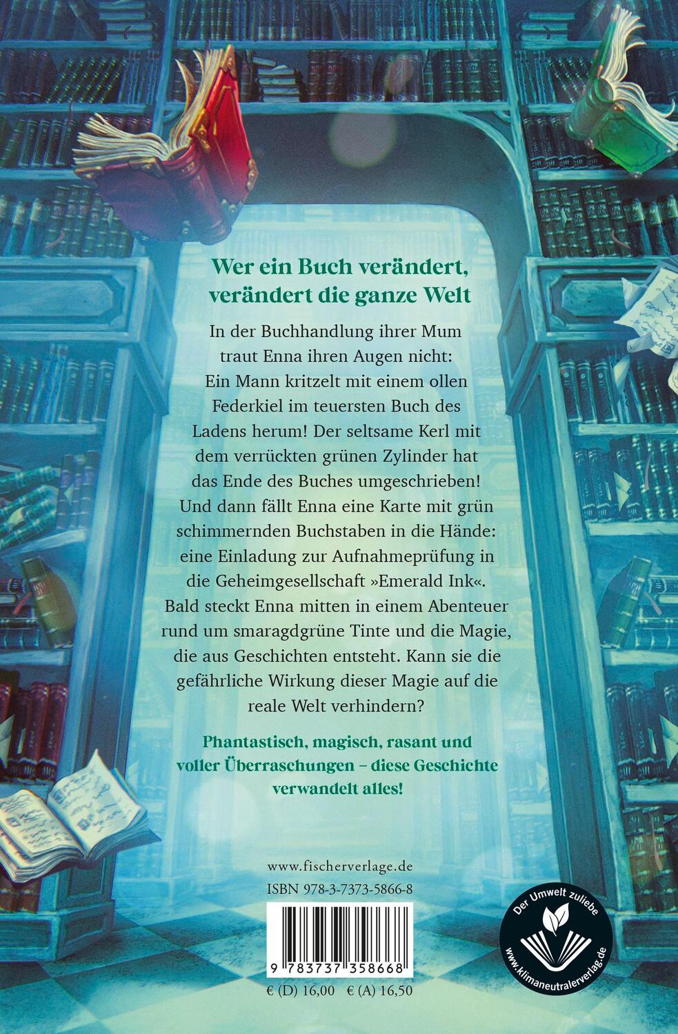 Rückseite: 9783737358668 | Die Geschichtenwandler - Magische Tinte | Kristen Perrin | Buch | 2023