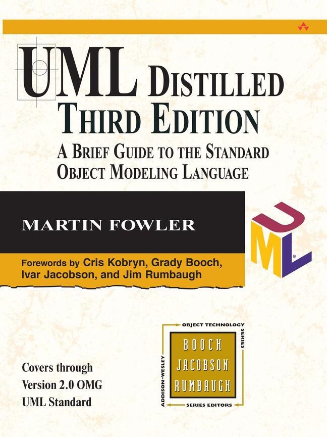 Cover: 9780321193681 | UML Distilled | A Brief Guide to the Standard Object Modeling Language