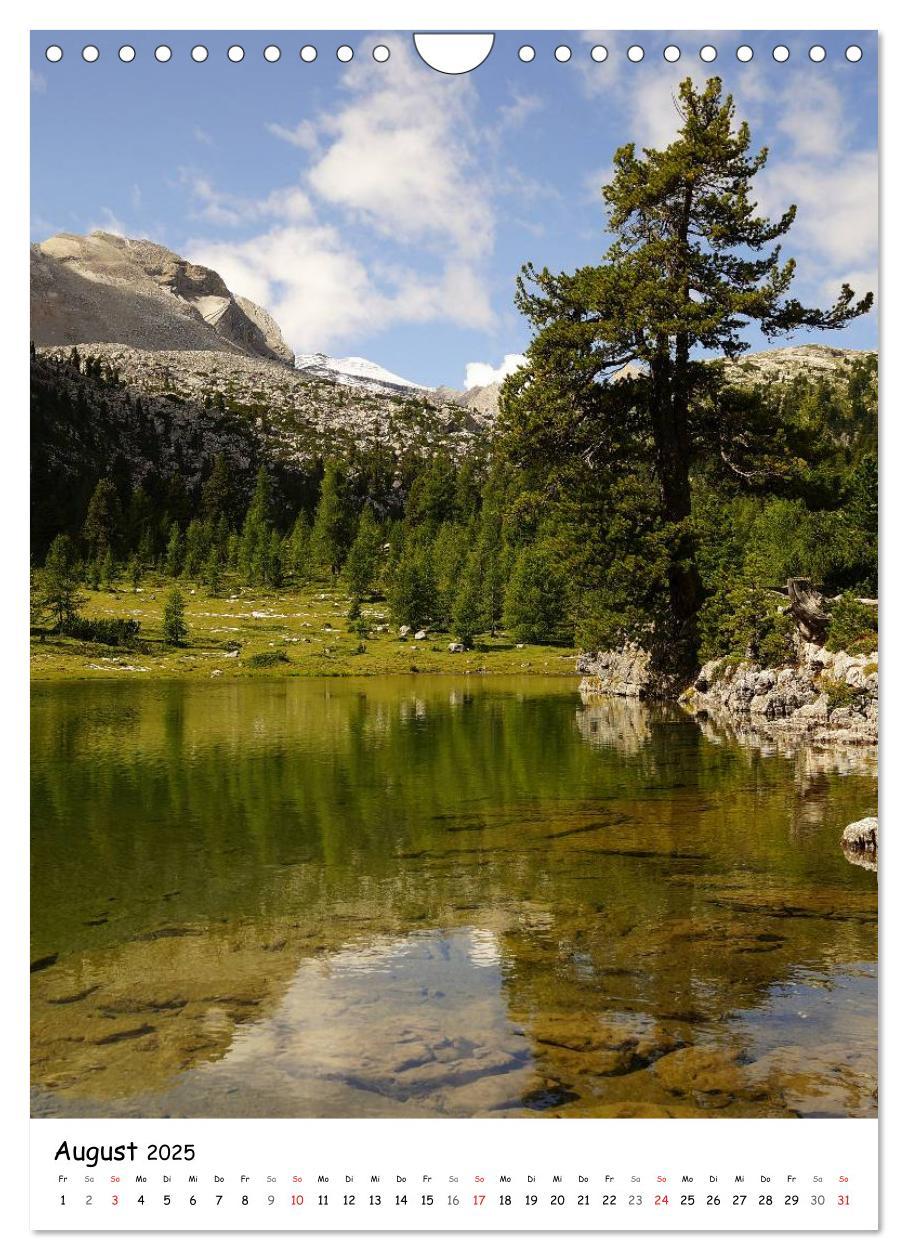 Bild: 9783457046791 | Die Dolomiten um Südtirol (Wandkalender 2025 DIN A4 hoch), CALVENDO...