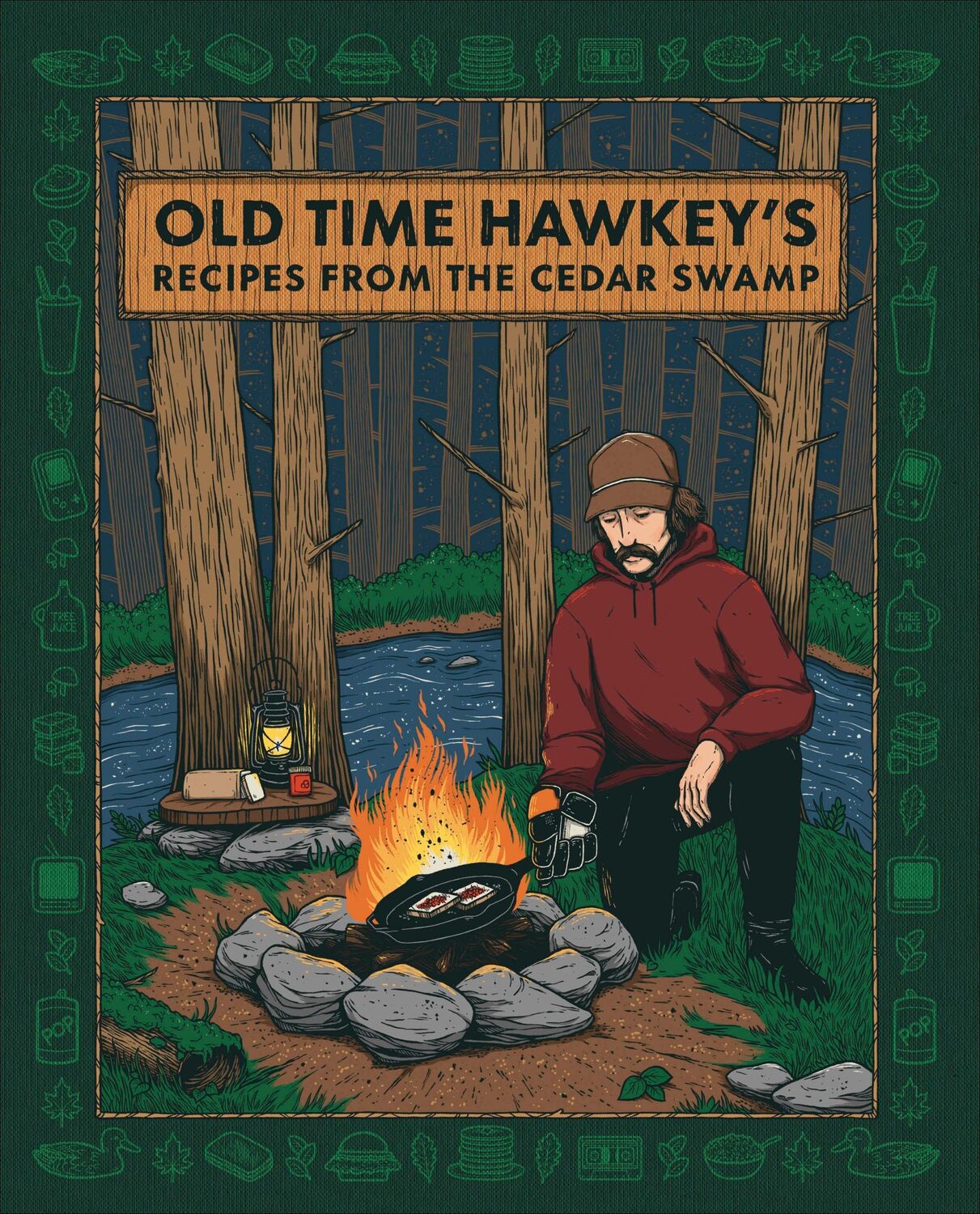 Cover: 9780744093902 | Old Time Hawkey's Recipes from the Cedar Swamp | A Cookbook | Hawkey