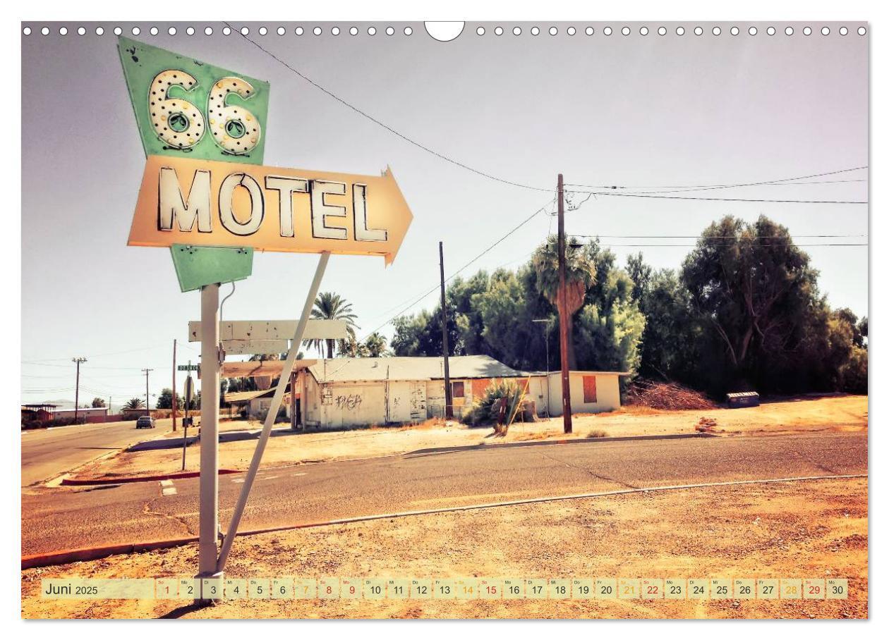 Bild: 9783435480081 | Nostalgie auf 2451 Meilen - Route 66 (Wandkalender 2025 DIN A3...