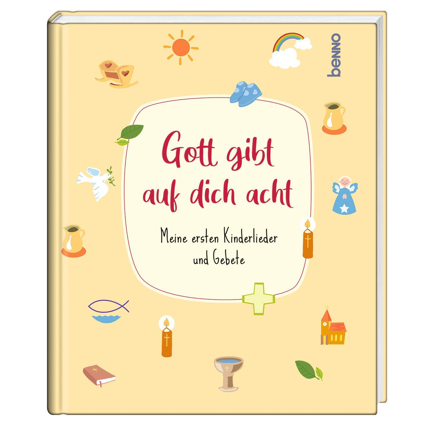 Cover: 9783746265544 | Gott gibt auf dich acht | Meine ersten Kinderlieder und Gebete | Buch