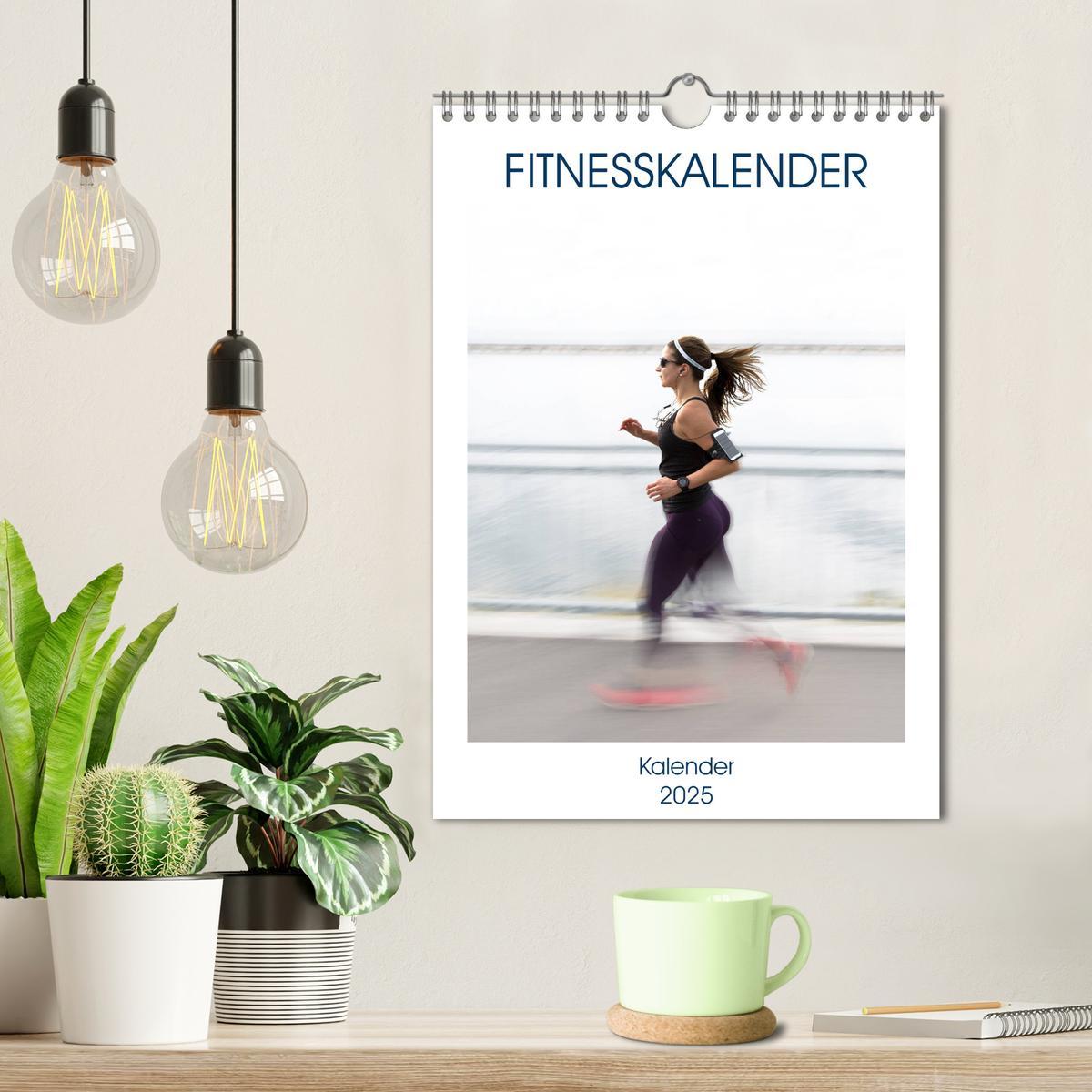 Bild: 9783435955459 | Fitnesskalender (Wandkalender 2025 DIN A4 hoch), CALVENDO...