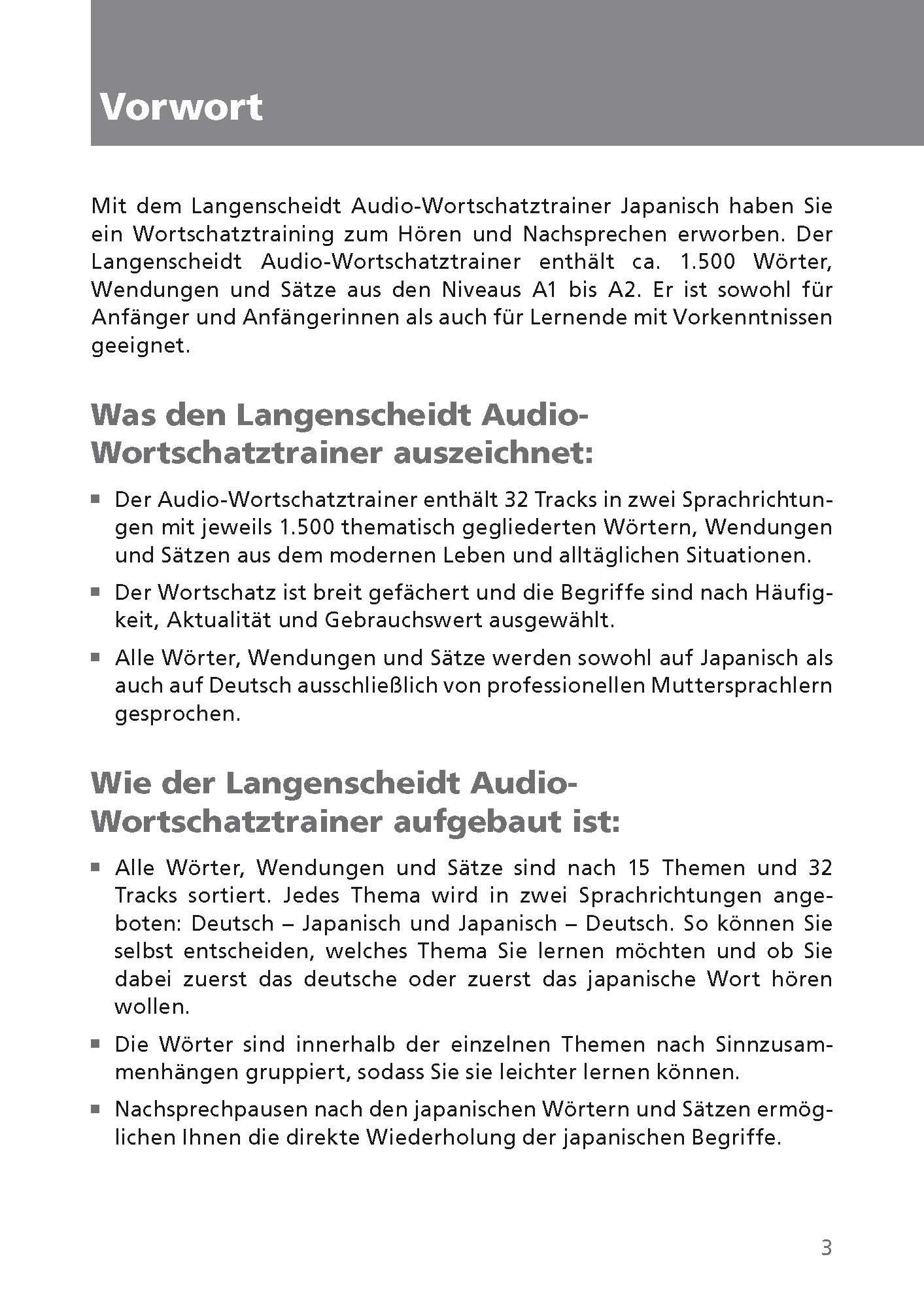 Bild: 9783125635531 | Langenscheidt Audio-Wortschatztrainer Japanisch | MP3 | 420 S. | 2022