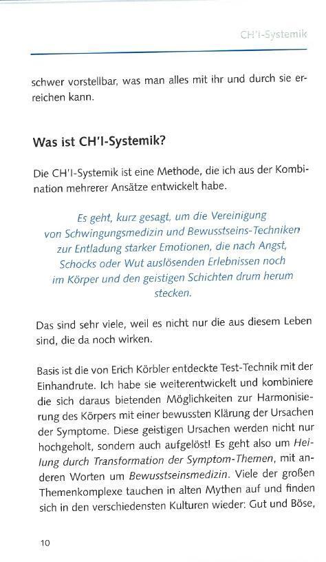 Bild: 9783944002255 | CH´I Systemik | Energetische Regulations- und Bewusstseinsmedizin