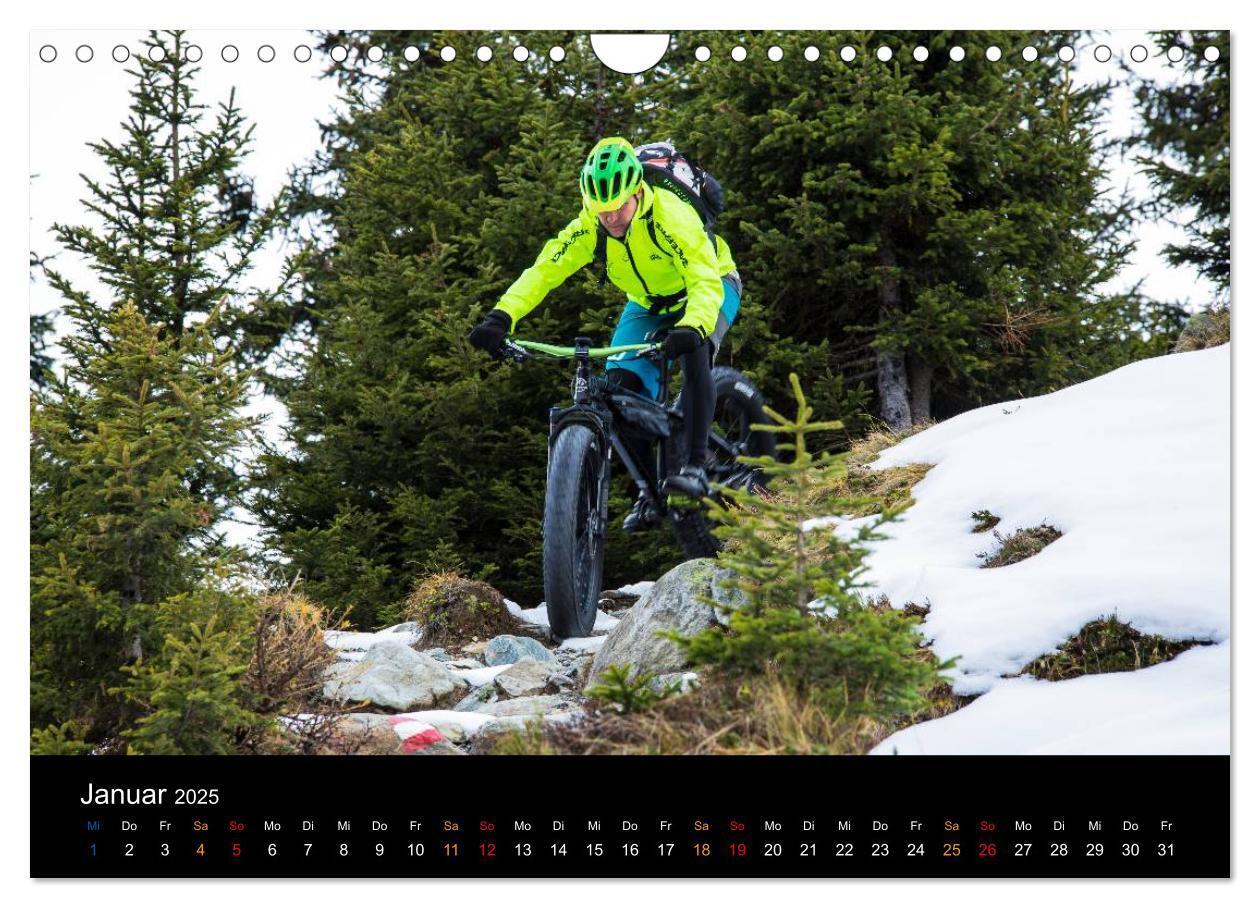 Bild: 9783435635184 | Mountainbike Freeride Momente (Wandkalender 2025 DIN A4 quer),...