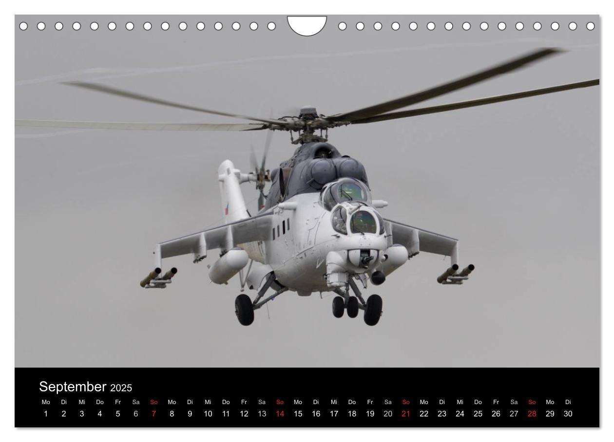 Bild: 9783435472192 | Militärhubschrauber (Wandkalender 2025 DIN A4 quer), CALVENDO...