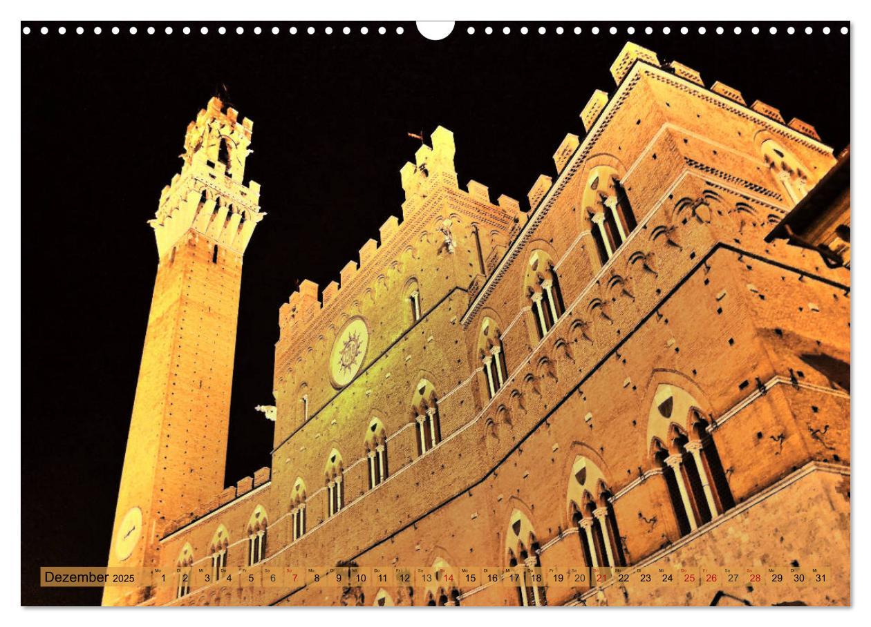 Bild: 9783435344468 | Sehnsucht nach SIENA (Wandkalender 2025 DIN A3 quer), CALVENDO...