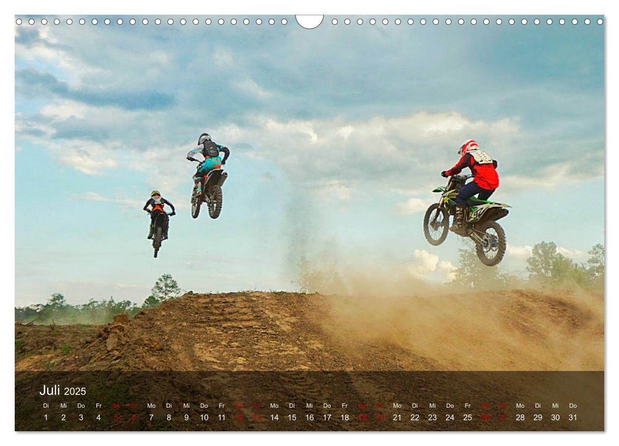 Bild: 9783435328376 | Motocross - Adrenalin pur (Wandkalender 2025 DIN A3 quer), CALVENDO...