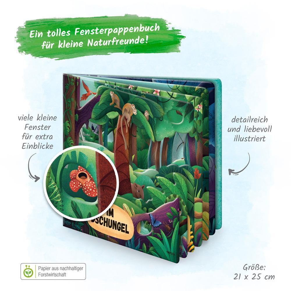 Bild: 9783988021496 | Trötsch Fensterbuch Im Dschungel | Trötsch Verlag GmbH &amp; Co. KG | Buch