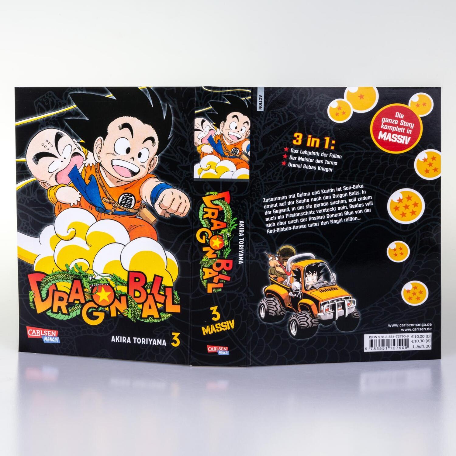 Bild: 9783551727909 | Dragon Ball Massiv 3 | Die Originalserie als 3-in-1-Edition! | Buch