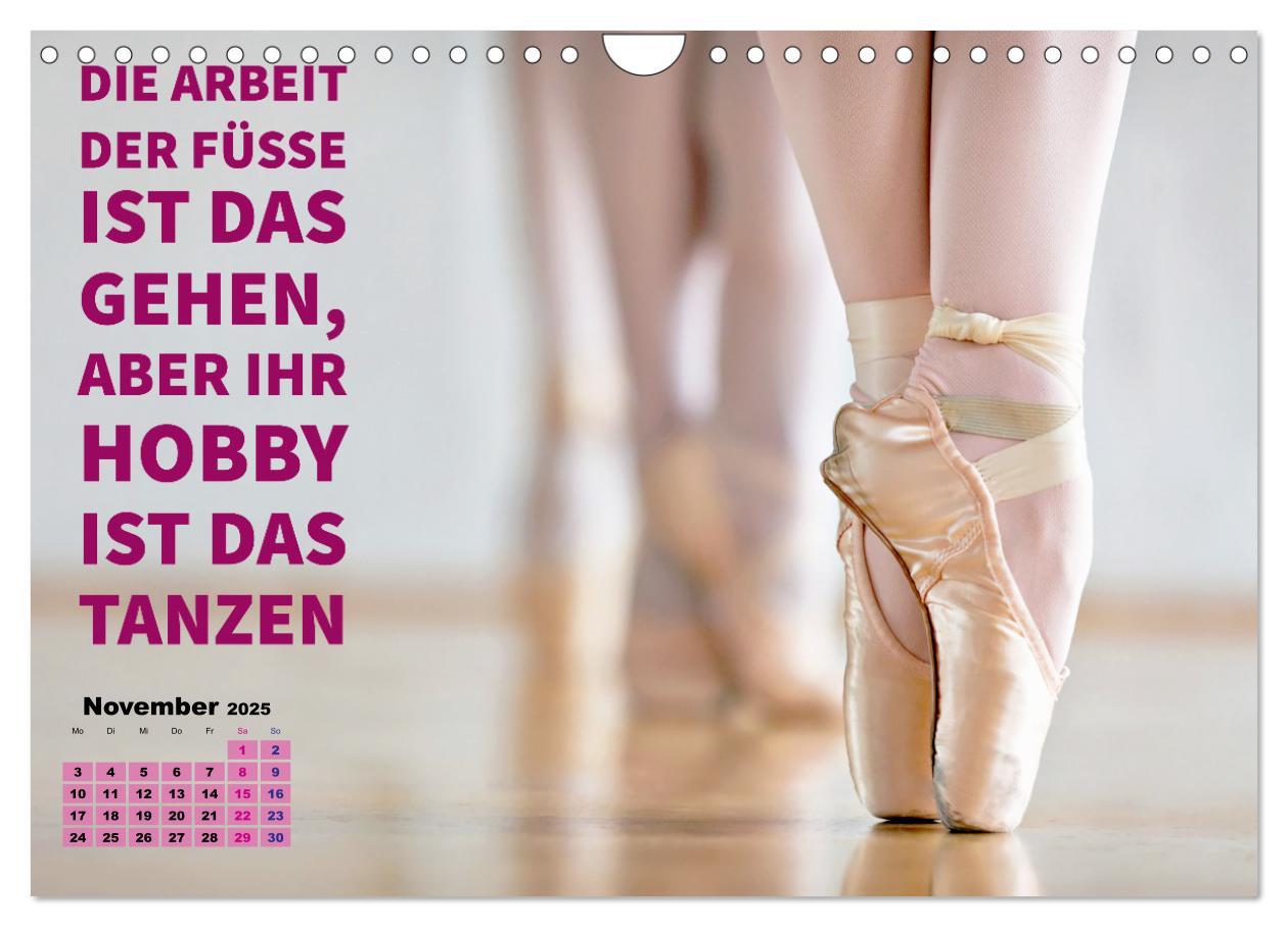 Bild: 9783383857775 | Ballett mit einem Hauch Poesie (Wandkalender 2025 DIN A4 quer),...