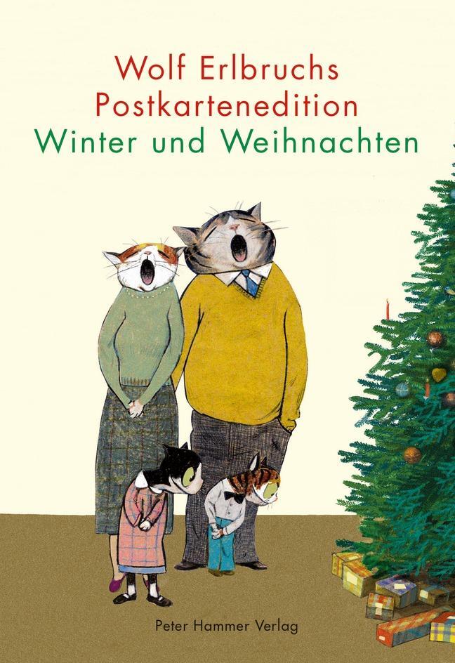 Cover: 4260192780685 | Wolf Erlbruchs Postkartenedition Winter und Weihnachten | Erlbruch