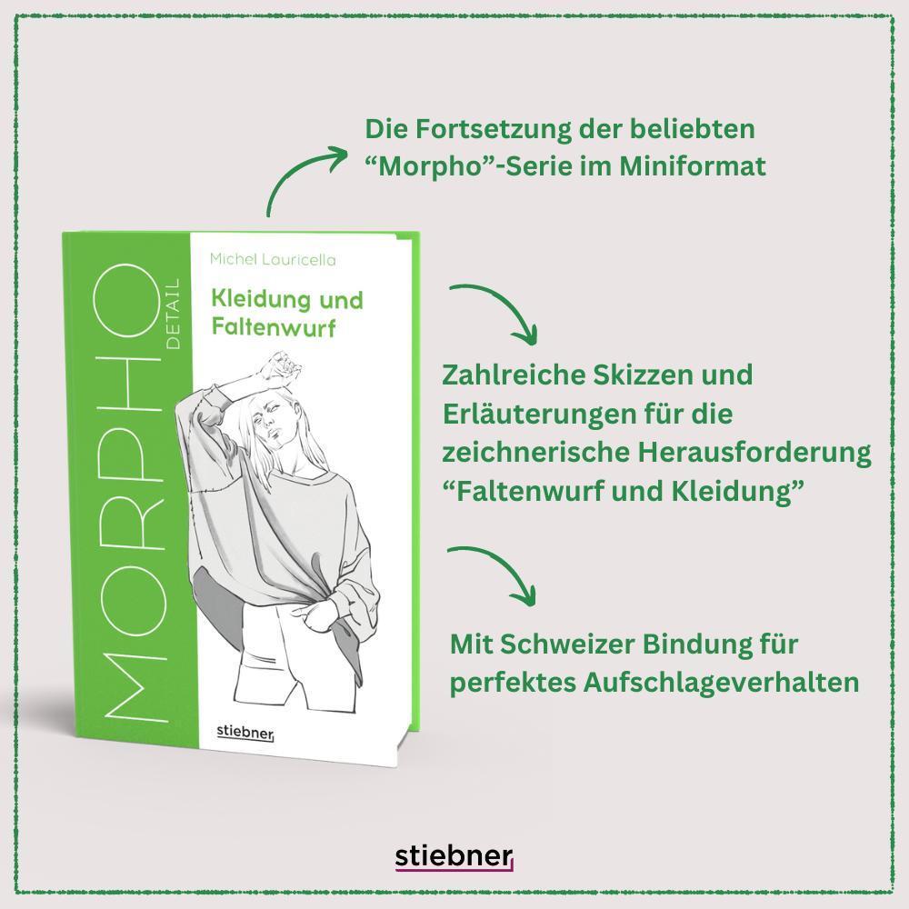 Bild: 9783830714637 | Morpho Detail. Kleidung und Faltenwurf | Michel Lauricella | Buch