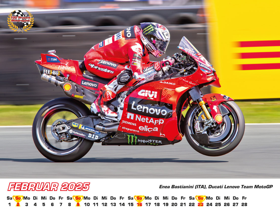 Bild: 9783948794668 | Motorrad Grand Prix Kalender 2025 | Frank Pommer | Kalender | Deutsch