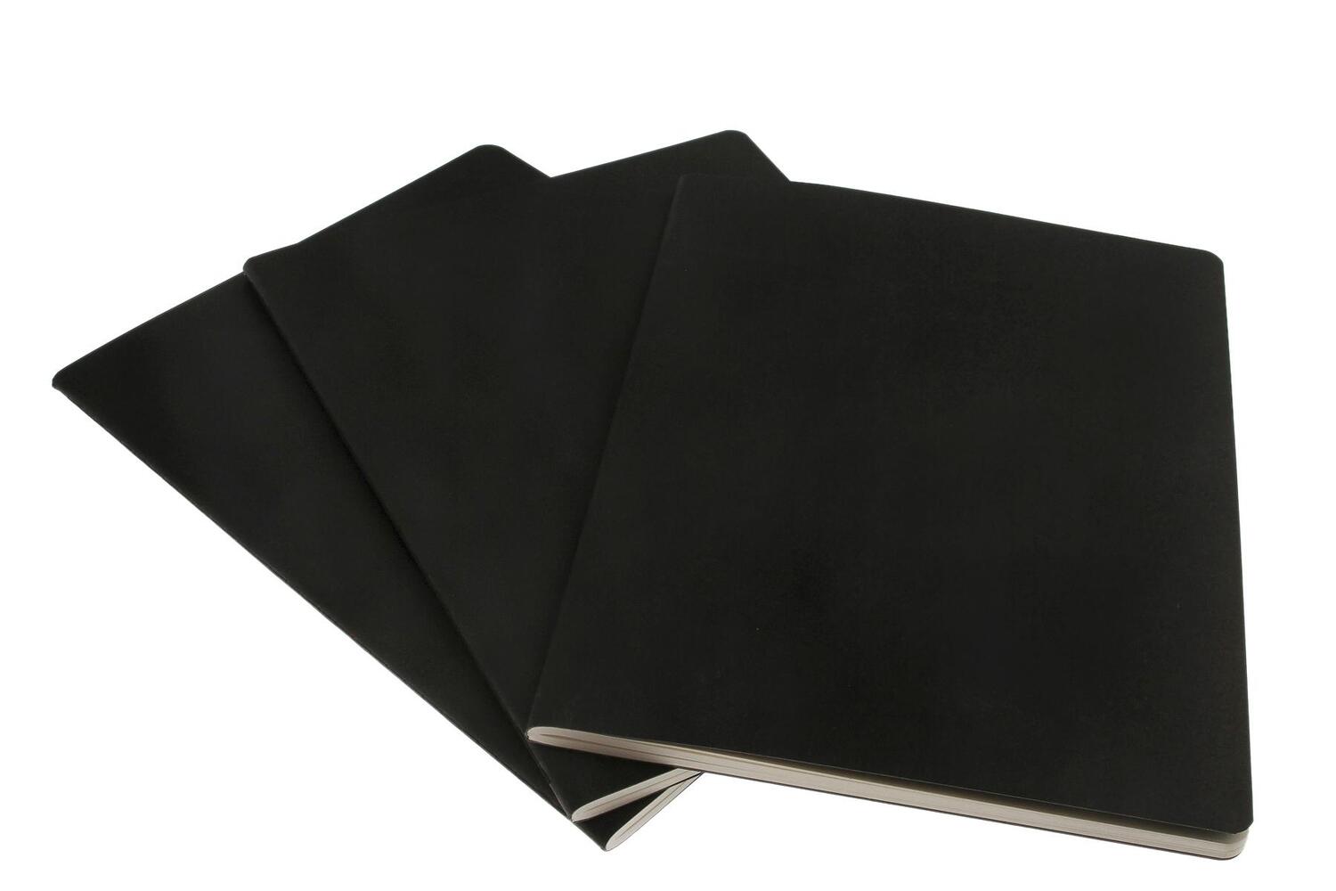 Bild: 9788883705014 | Moleskine Cahier Extra Large liniert schwarz. 3er Pack | Moleskine