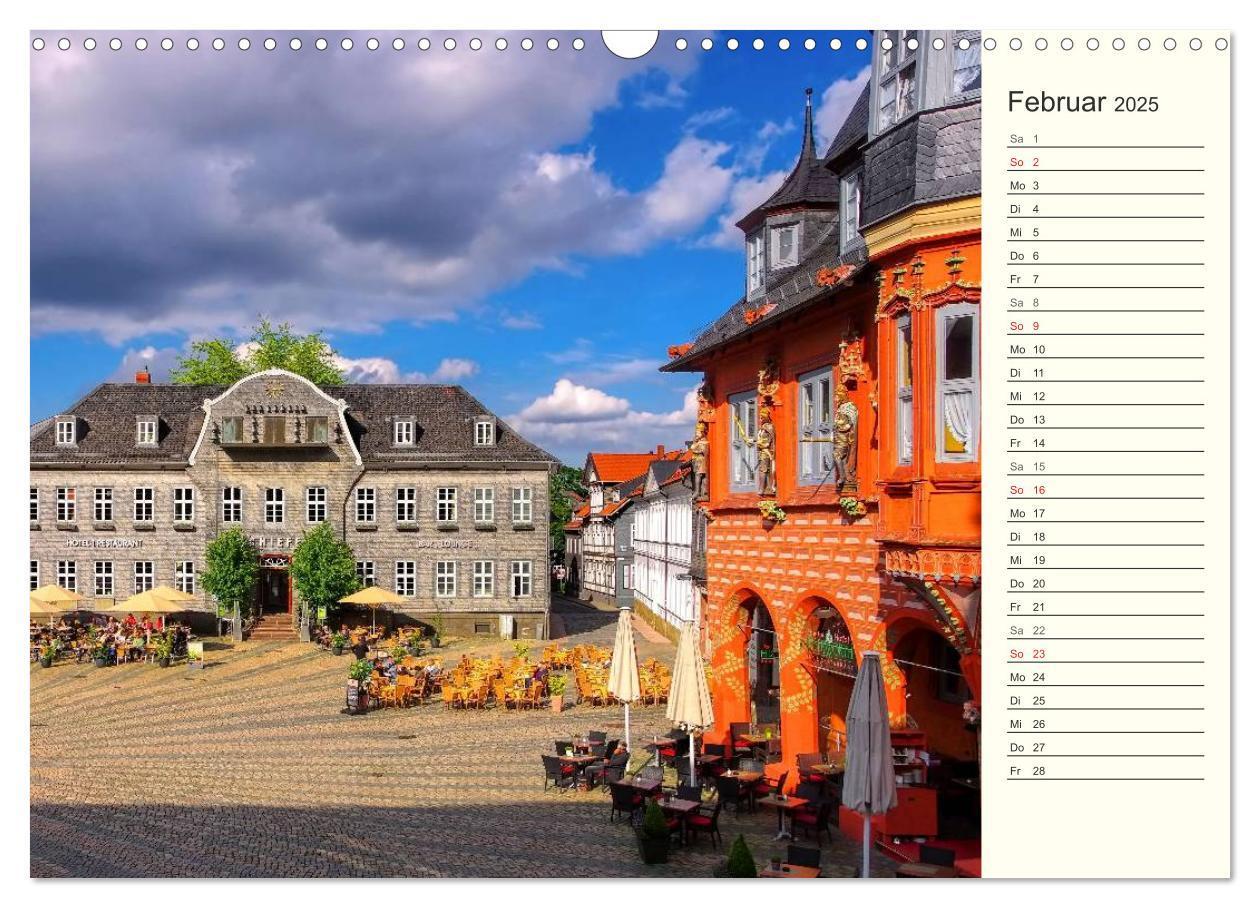 Bild: 9783435524518 | Goslar - Hanse- und Kaiserstadt im Harz (Wandkalender 2025 DIN A3...