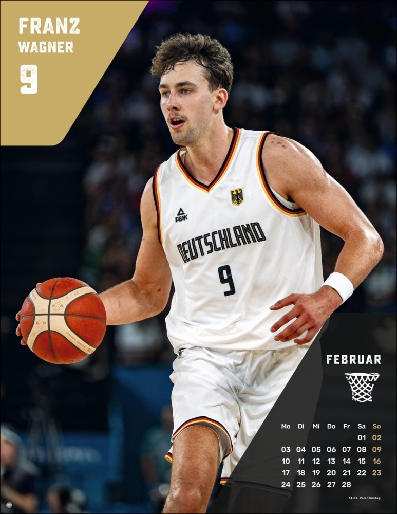 Bild: 9783756413324 | DBB Basketball Posterkalender 2025 | Kalender | Spiralbindung | 15 S.