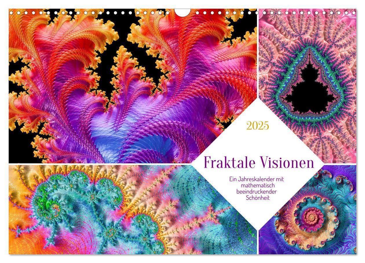 Cover: 9783383847325 | Fraktale Visionen (Wandkalender 2025 DIN A3 quer), CALVENDO...