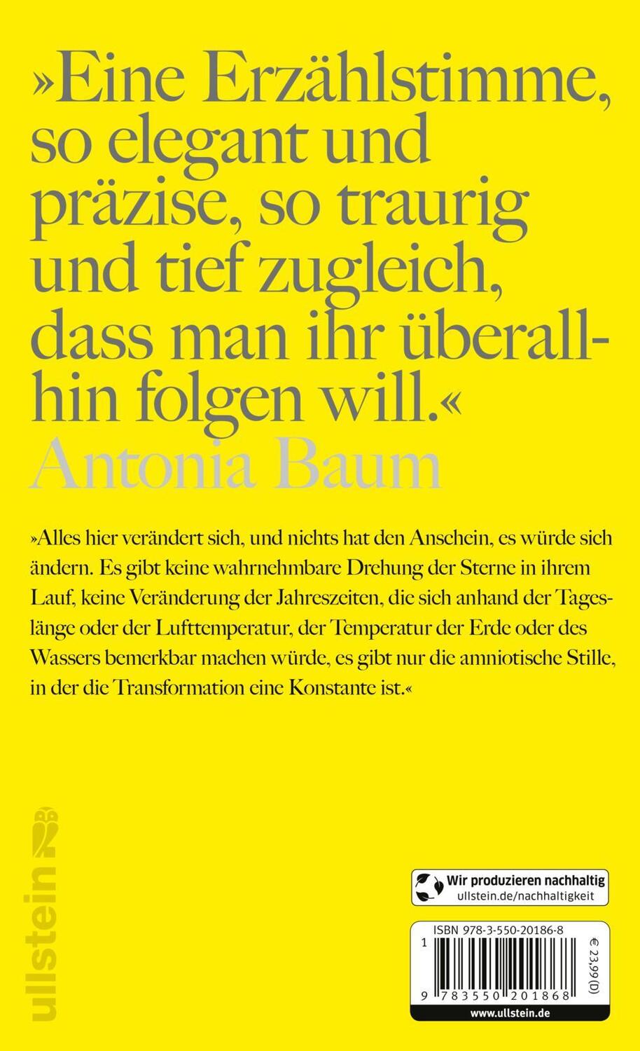 Rückseite: 9783550201868 | Wie die Vögel unter dem Himmel | Joan Didion | Buch | 336 S. | Deutsch