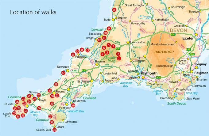 Bild: 9781852846848 | Walking in Cornwall | 40 coast, country and moorland walks | Uney