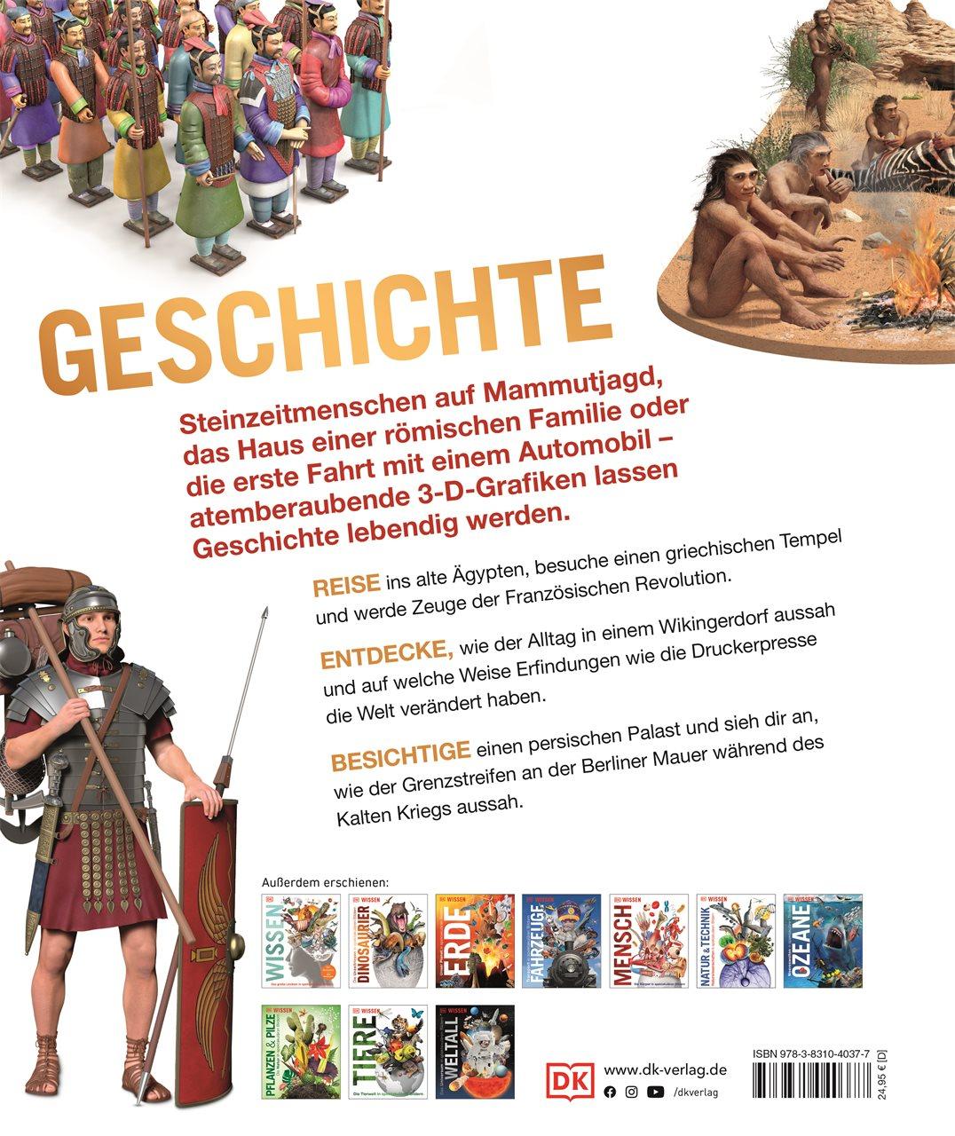 Rückseite: 9783831040377 | DK Wissen. Geschichte | Eine Zeitreise in spektakulären Bildern | Buch