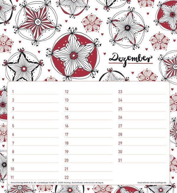 Bild: 9783731866817 | Geburtstagskalender Happy Year | Verlag Korsch | Kalender | Deutsch