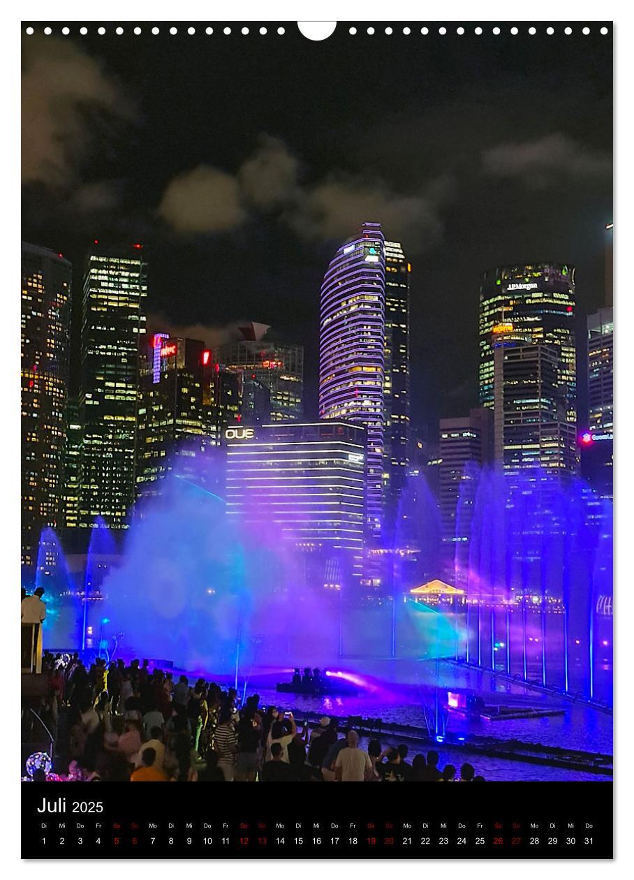 Bild: 9783457225400 | Singapur - Faszinierende Lichterwelt Marina Bay (Wandkalender 2025...