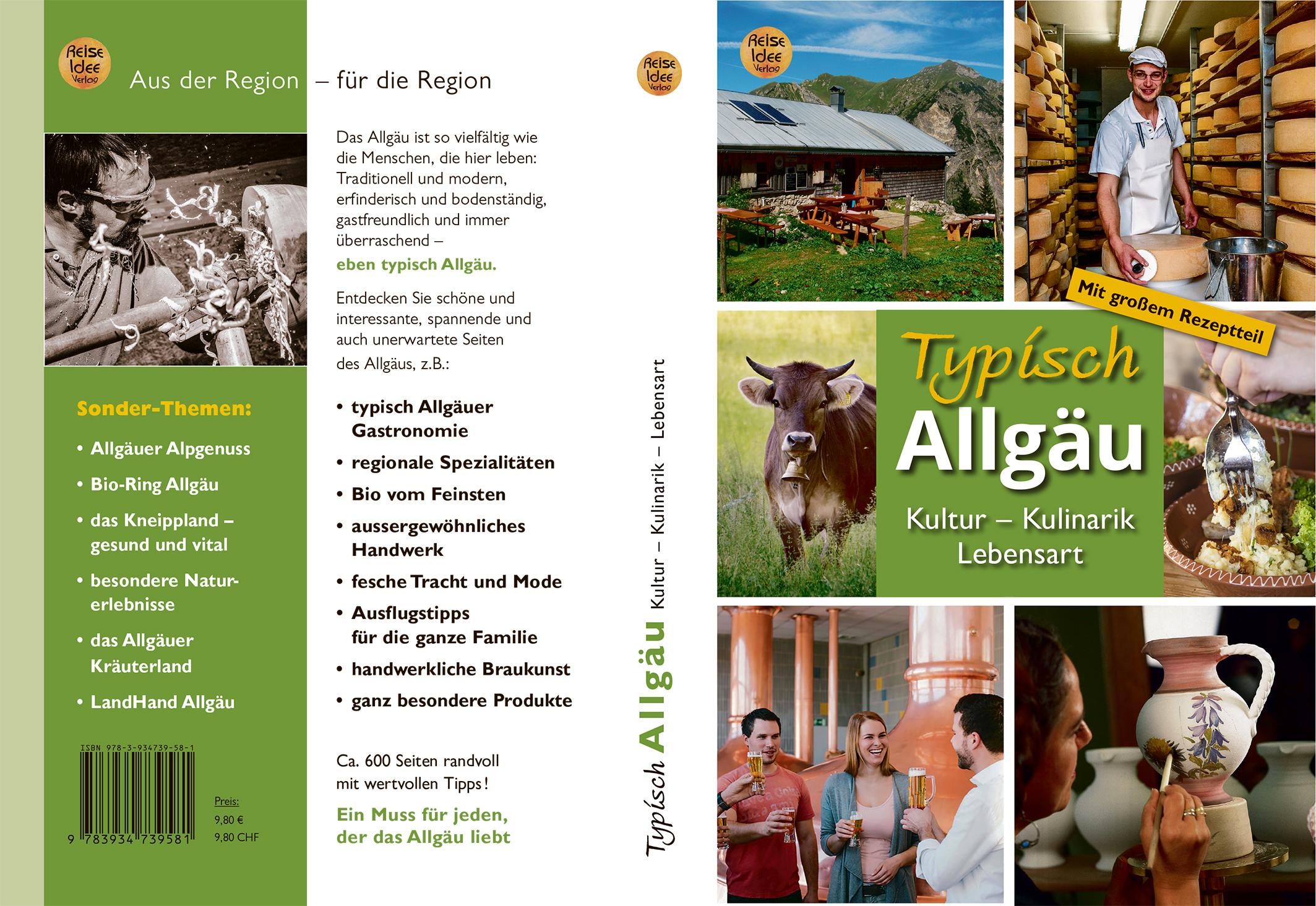 Cover: 9783934739581 | Typisch Allgäu | Hiubert Hunscheidt (u. a.) | Taschenbuch | 600 S.