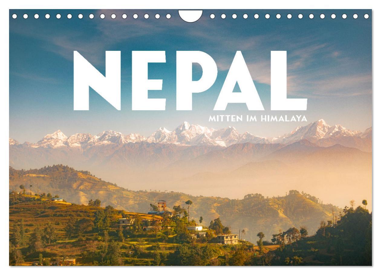 Cover: 9783435008636 | Nepal - Mitten im Himalaya (Wandkalender 2025 DIN A4 quer),...