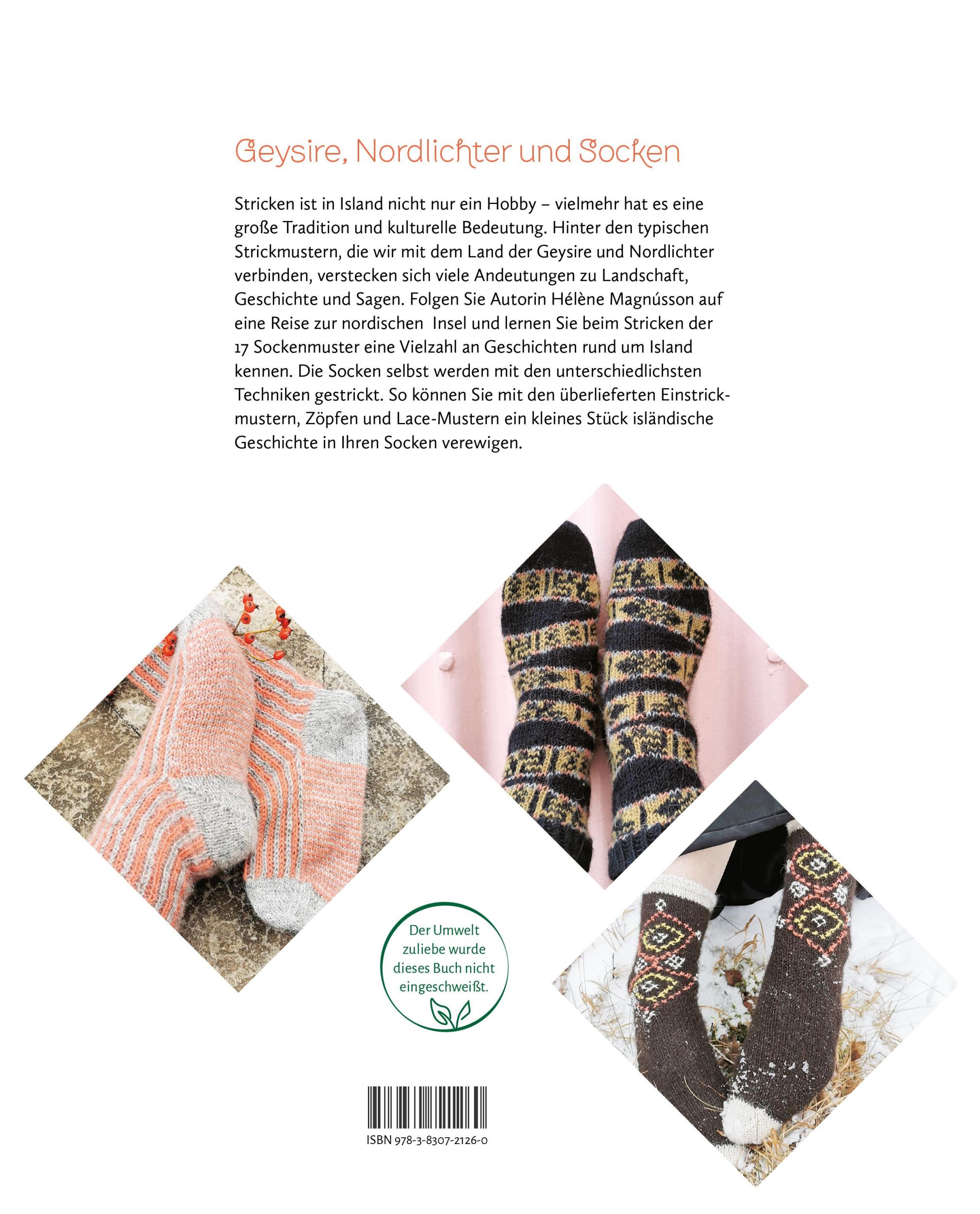 Rückseite: 9783830721260 | Island-Socken. Die schönsten Strickmuster aus dem Land der Nordlichter