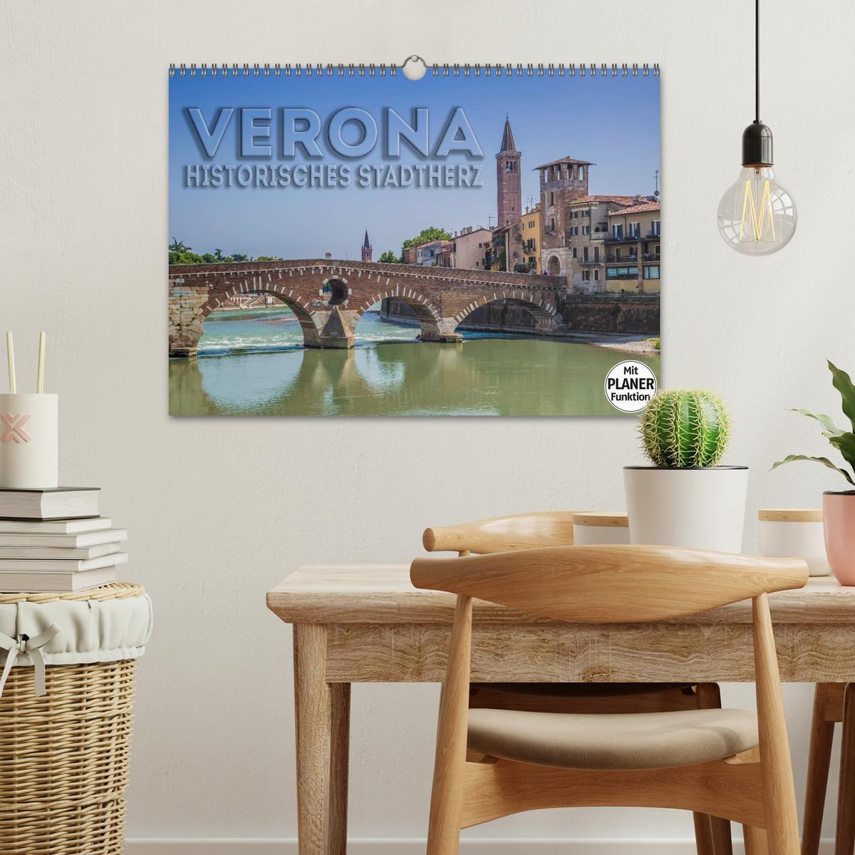 Bild: 9783435516667 | VERONA Historisches Stadtherz (Wandkalender 2025 DIN A3 quer),...