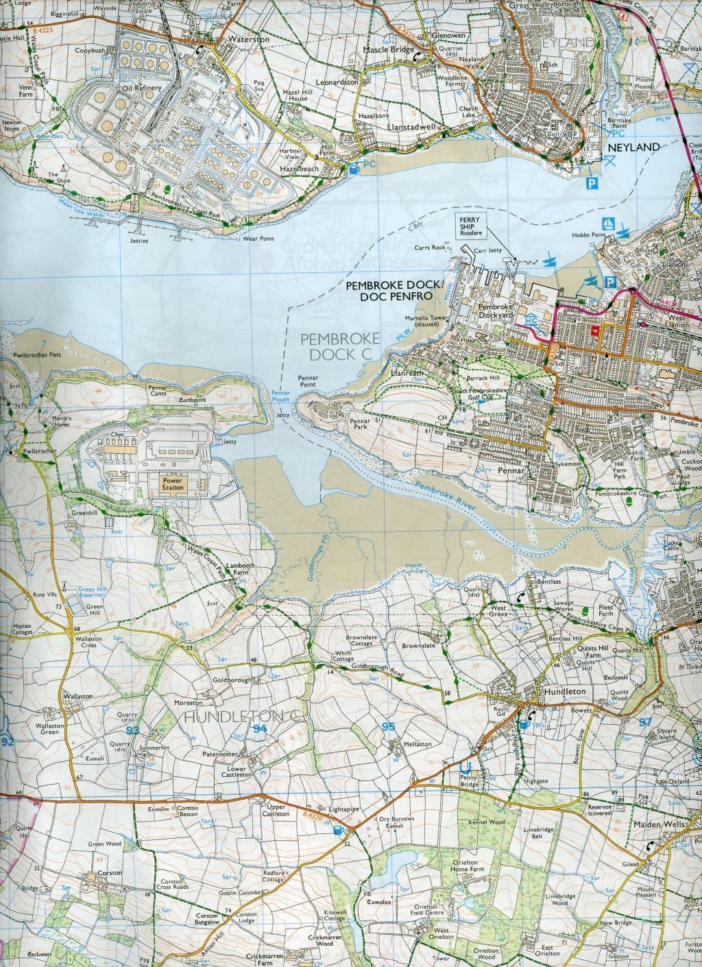 Bild: 9780319242759 | South Pembrokeshire / De Sir Benfro | Ordnance Survey | (Land-)Karte