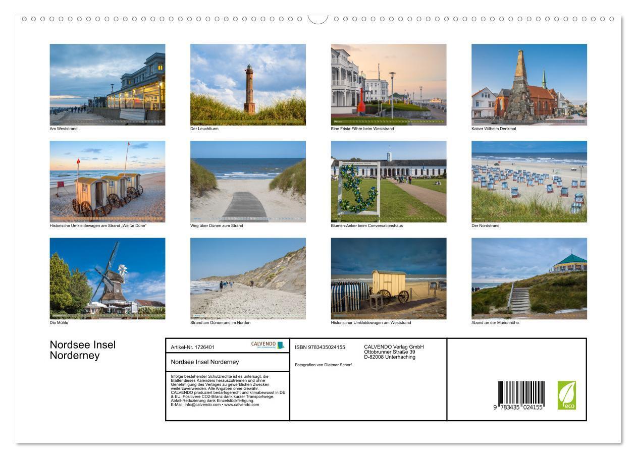 Bild: 9783435024155 | Nordsee Insel Norderney (hochwertiger Premium Wandkalender 2025 DIN...