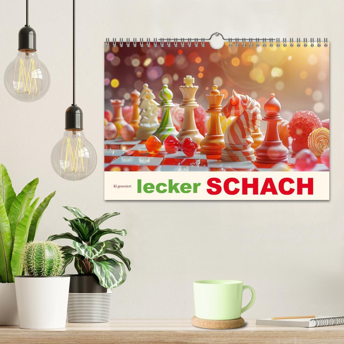 Bild: 9783383790270 | Lecker Schach (Wandkalender 2025 DIN A4 quer), CALVENDO Monatskalender