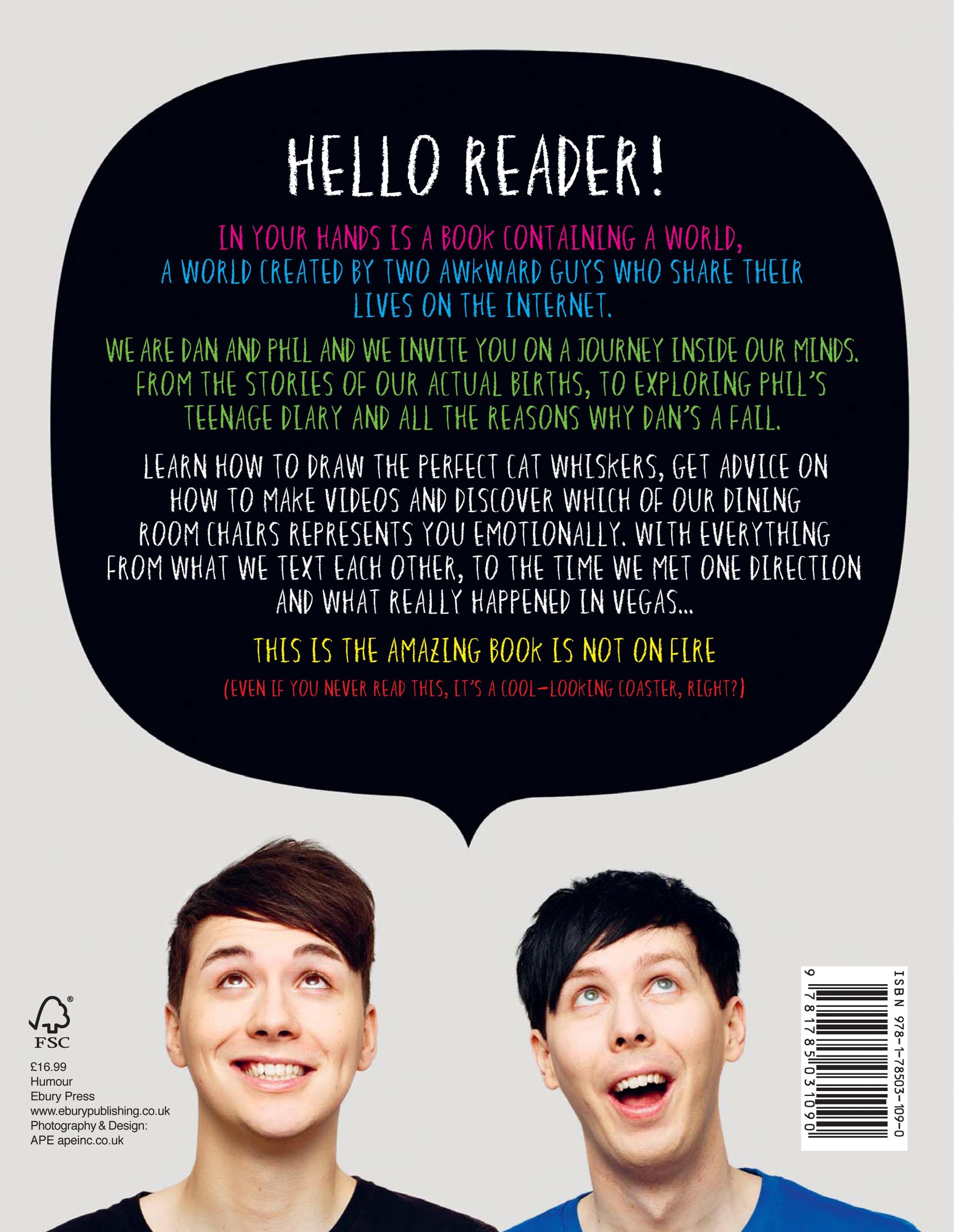 Rückseite: 9781785031090 | The Amazing Book is Not on Fire | The World of Dan and Phil | Buch