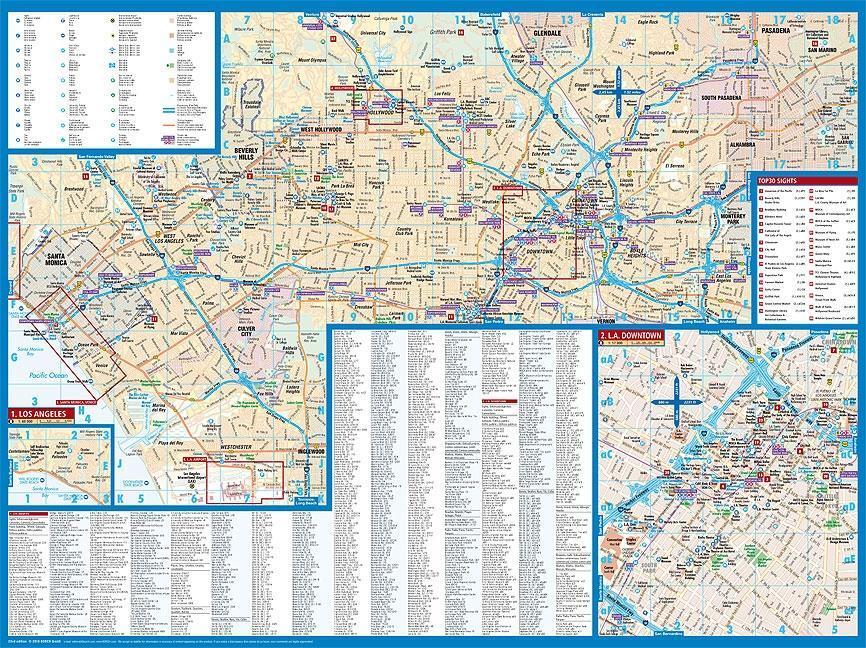 Bild: 9783866093447 | Los Angeles 1 : 17 000 / 1 : 60 000 | (Land-)Karte | Borch Maps | 2020