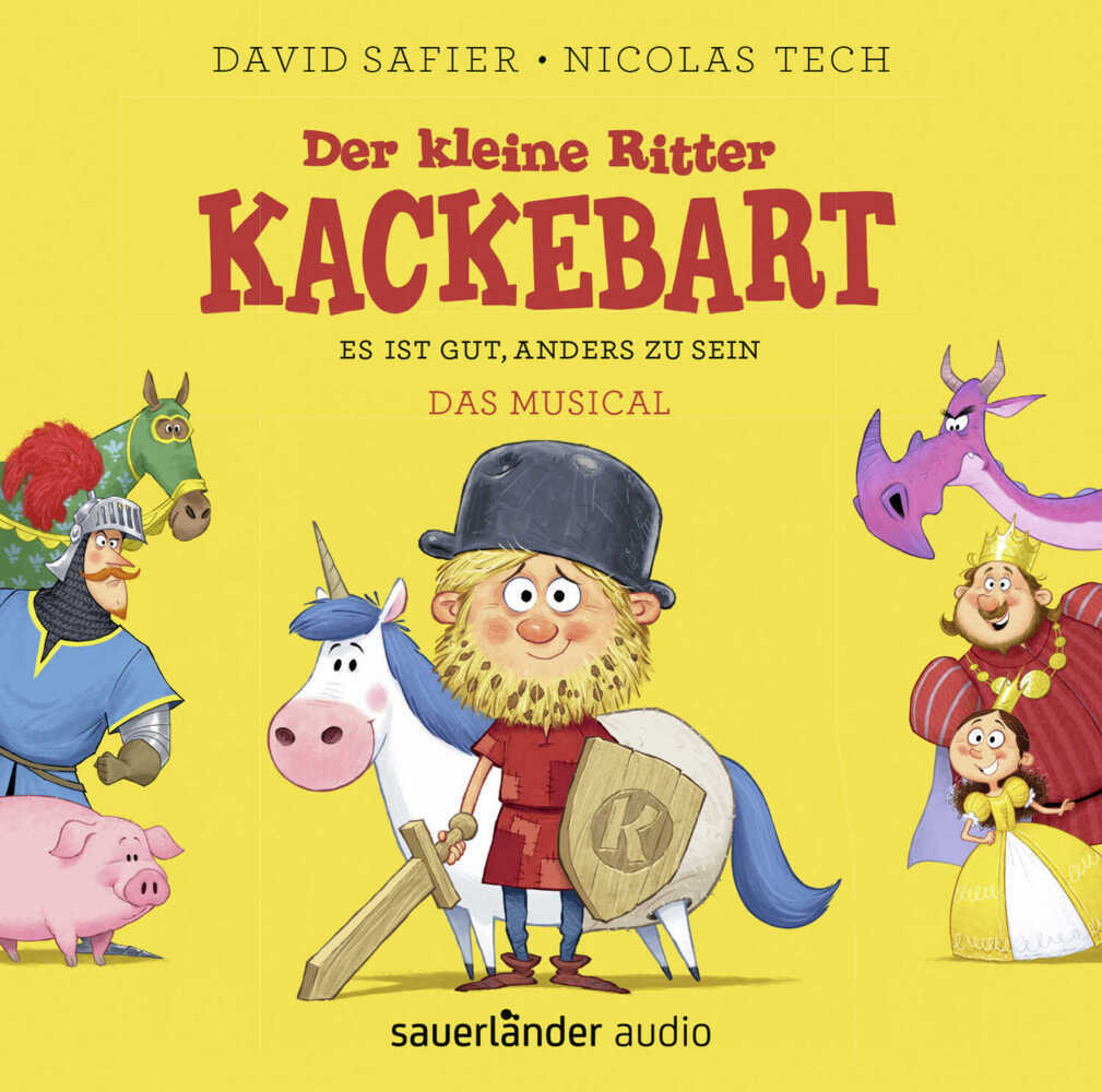 Cover: 9783839844182 | Der kleine Ritter Kackebart, 1 Audio-CD | David Safier (u. a.) | CD