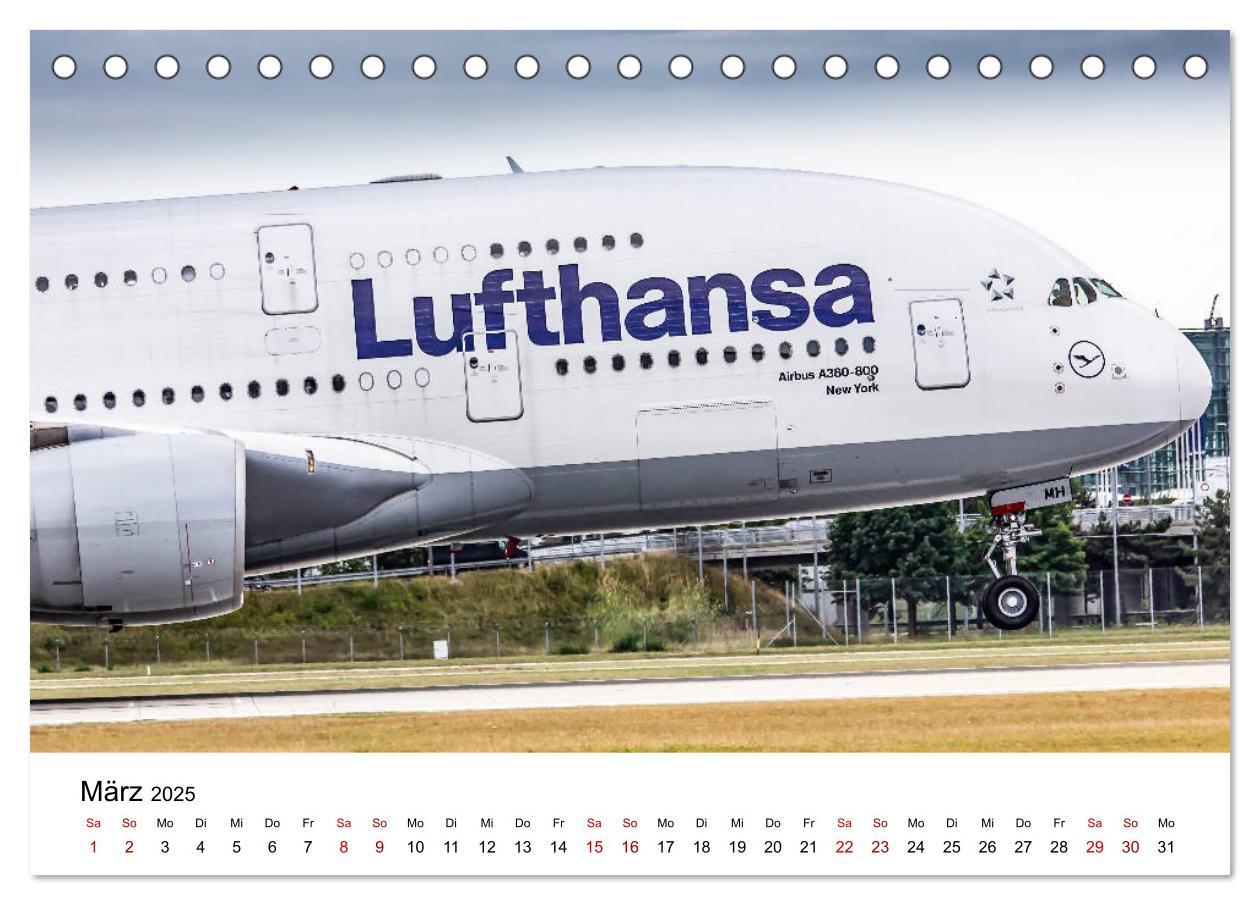 Bild: 9783435173211 | Planespotting am Flughafen München (Tischkalender 2025 DIN A5...